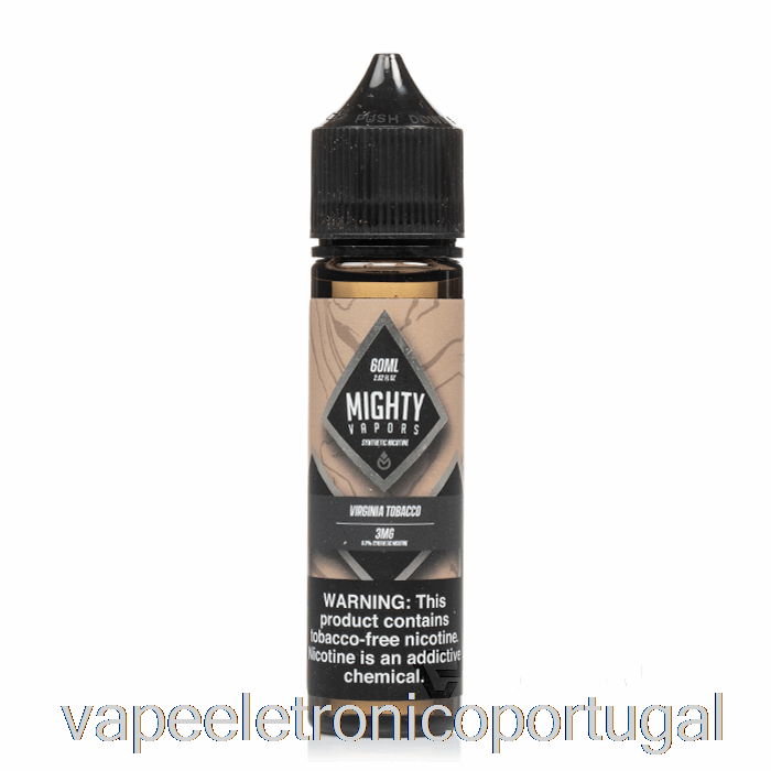 Vape Eletrônico Tabaco Virginia - Vapores Poderosos - 60ml 6mg